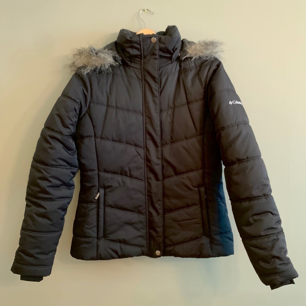 Black Columbia Puffer Jacket